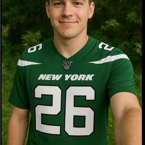 Green Football Jersey Nike NFL NewYork Jets